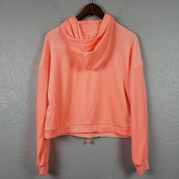 NEW! Flirtitude Active Velvety Sweatshirt Maui Coral Oversized - XS - Picture 4 of 5